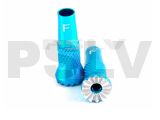 EDN-1166FU-BL  Aluminum Control Stick for FUTABA - BLUE (2pcs)